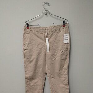 NWT Nordstrom Caslon Chino  – Cuffed Hem – Tan Oxford